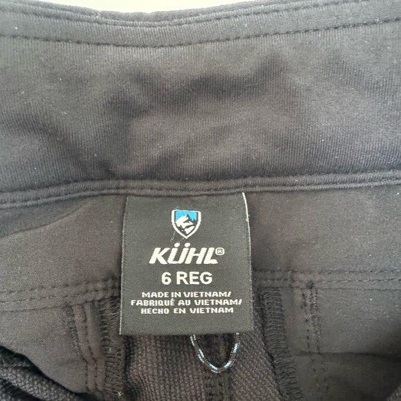 KUHL Women’s TRANSCENDR SKINNY Water Resistant‎ Hiking Pants Sz 6 Black EUC! $99 - Picture 3 of 13
